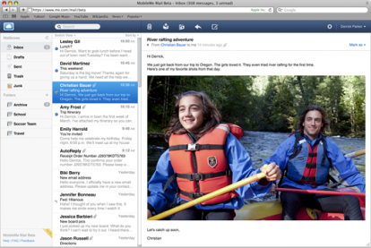 MobileMe Mail: la nuova webapp Apple ora in versione beta!