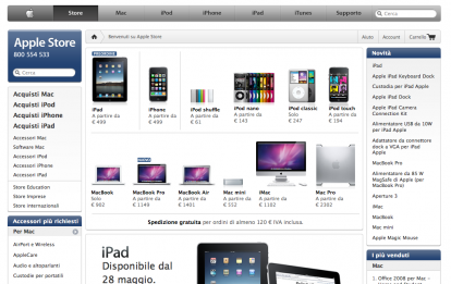 Lo store Apple è il quarto store online più apprezzato in USA