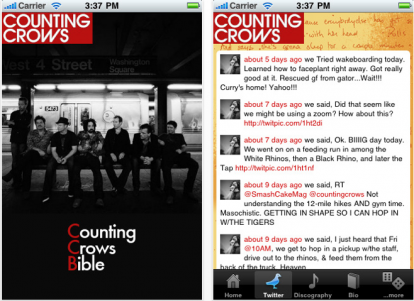 Counting Crows Bible: l’applicazione ufficiale della band statunitense