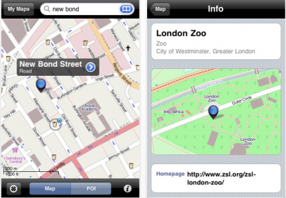 City Maps 2Go: le mappe delle città offline su iPhone
