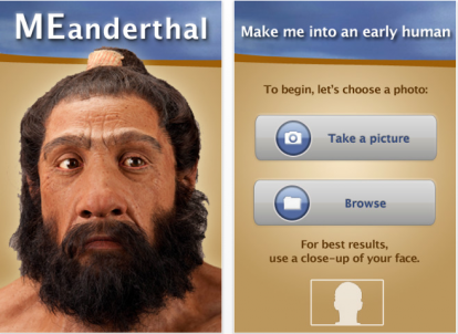 MEanderthal: il tuo volto… preistorico! Gratis su AppStore!