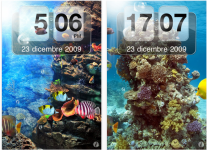Amazing Aquarium Clock: un bellissimo orologio su iPhone