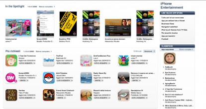Rivoluzione in AppStore: ecco le vetrine delle categorie