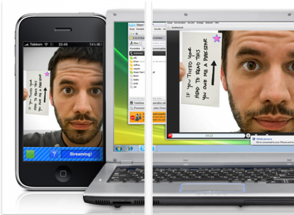 iPhone come webcamera con l’applicazione iWebCamera
