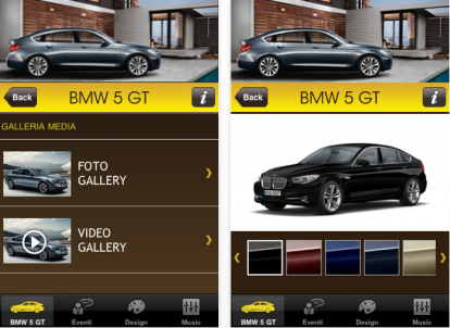 Bmw Modern Spirit, applicazione BMW su AppStore