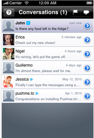 Pushme.to: nuovo update su AppStore