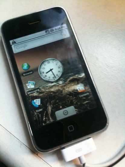 Android arriva anche su iPhone 3G