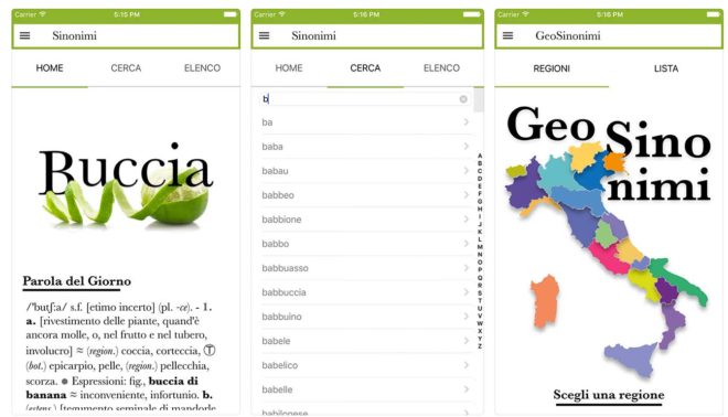 Sinonimi e contrari Treccani su App Store con il vocabolario - iPhone