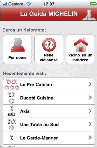 Arriva la Guida Michelin 2010 per iPhone