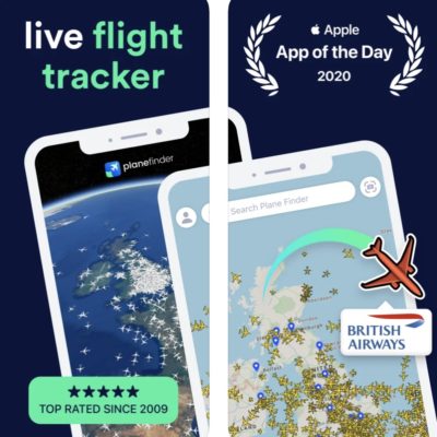 Plane Finder, il traffico aereo sul tuo iPhone