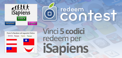 CONTEST: vinci 5 codici redeem per iSapiens