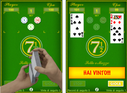Sette e Mezzo: il gioco di carte su iPhone + 2 codici redeem in regalo