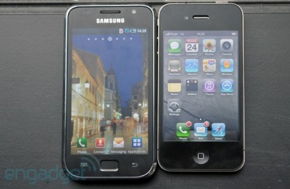 Display Retina iPhone 4 vs. Display AMOLED del SamsungGalaxy