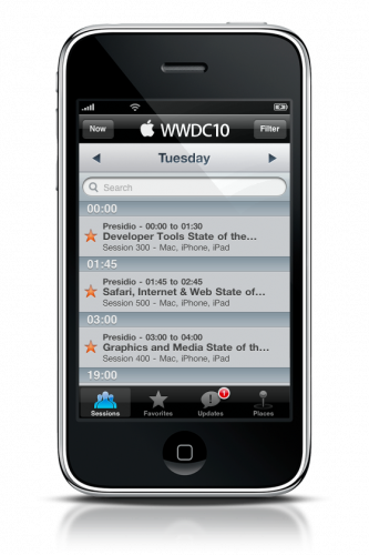 Apple lancia l’applicazione ufficiale dedicata al WWDC 2010