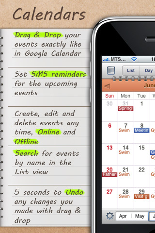 Calendars: un ottimo client per Google Calendar