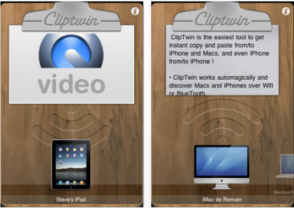 ClipTwin Copy & Paste HD: copia incolla tra iPhone, iPad e Mac!