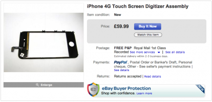 iPhone: pezzi di prototipo finiscono su Ebay