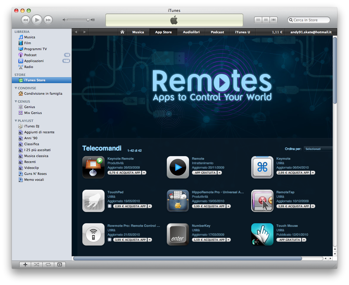 Remotes, la nuova sezione dell’App Store dedicata alle applicazioni per il controllo in remoto