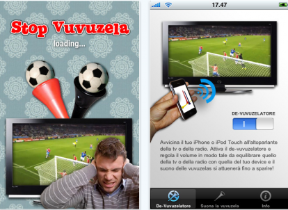 C’è un’app per tutto, anche per eliminare il suono delle Vuvuzela