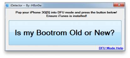 iDetector: una nuova utility per riconoscere l’iBoot del vostro iPhone 3GS