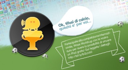 Continua il concorso Waze World Cup: in palio 3 iPad