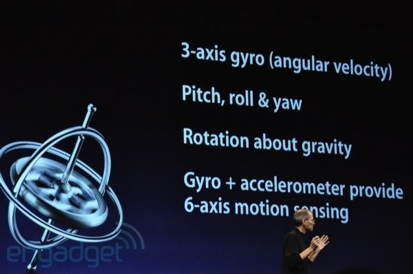 Nuova caratteristica dell’iPhone 4: il giroscopio