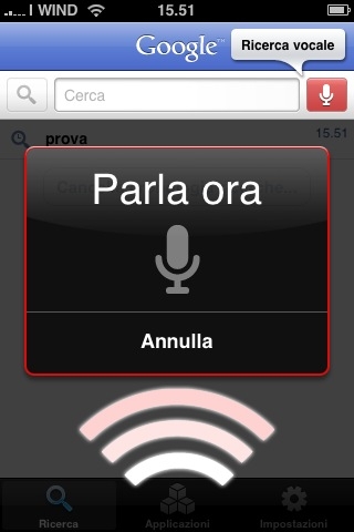 Google Mobile App, la “ricerca vocale” ora funzionante anche in italiano