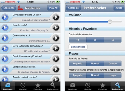 iSayHello: il vocabolario parlante per iPhone