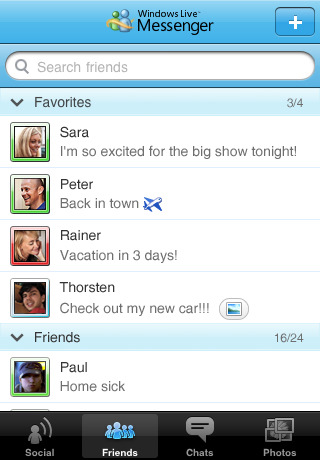 Windows Live Messenger finalmente disponibile nell’App Store italiano