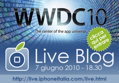 WWDC 2010: alle 18.30 il Live Blog di iPhoneItalia [LIVE!]
