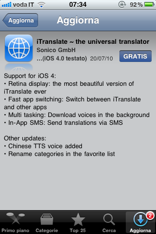iTranslate, il traduttore  universale per iPhone si aggiorna con diverse novità