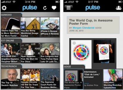 Pulse News Mini: un bellissimo lettore RSS per iPhone