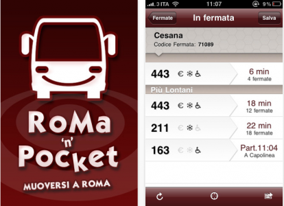 RomaPocket: tutte le informazioni sugli autobus romani