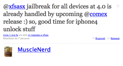 MuscleNerd: Il jailbreak dell’iOS 4 è in arrivo per tutti i dispositivi!