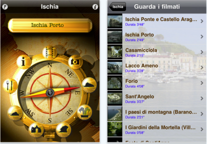Ischia: la videoguida di Filmcards su iPhone