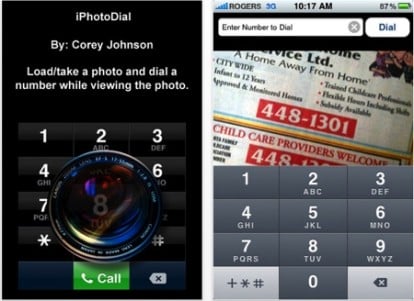 iMemoDial, per comporre un numero di telefono usando la fotocamera