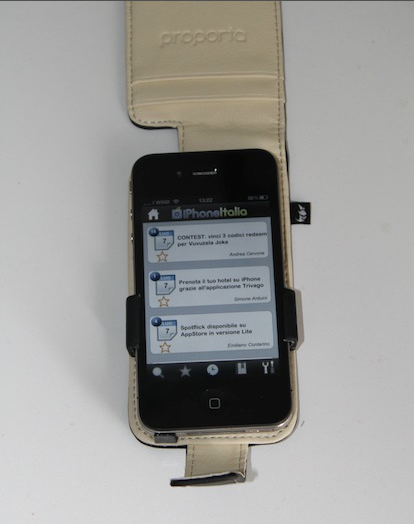 Custodia Proporta Leather Style Protection per iPhone 4 recensita da iPhoneItalia