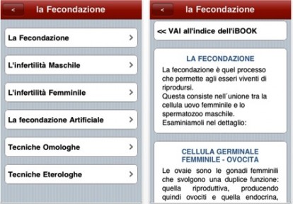 Fecondazione, il nuovo ebook ora su AppStore