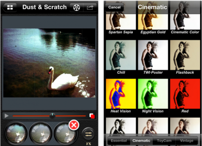 CinemaFX: editing video su iPhone