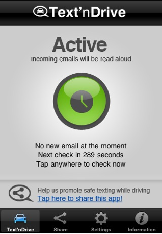 Text’nDrive Pro, e l’iPhone legge le tue e-mail mentre guidi