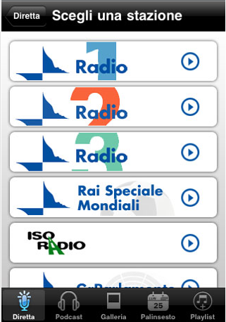 Nuova versione di Radio RAI disponibile su AppStore