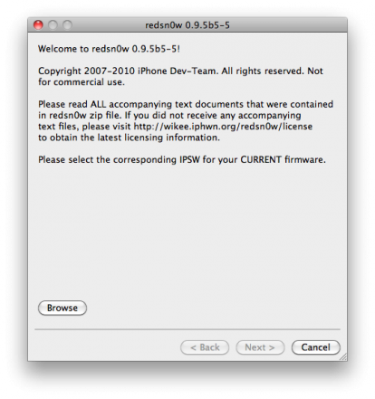 Il Dev Team aggiorna redsn0w 0.9.5 BETA per il jailbreak dell’iOS 4.1 beta 2