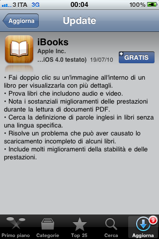 iBooks si aggiorna alla versione 1.1.1 con tante novità