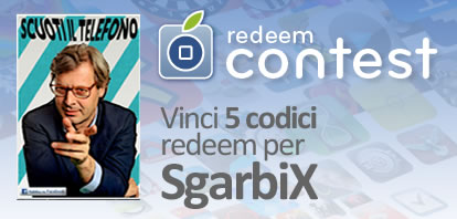 CONTEST: vinci 5 codici redeem per SgarbiX [VINCITORI]