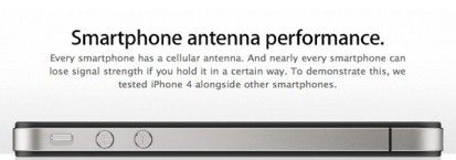 “Mal comune mezzo gaudio”: Apple dedica un’intera pagina del sito alla comparazione dell’antenna di iPhone 4 con altri smartphones!