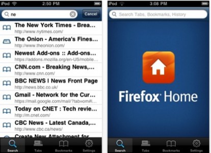 Firefox Home disponibile su AppStore!