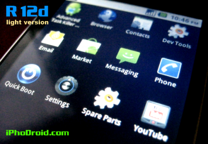 iPhoDroid, nuovo aggiornamento alla versione R12d Light