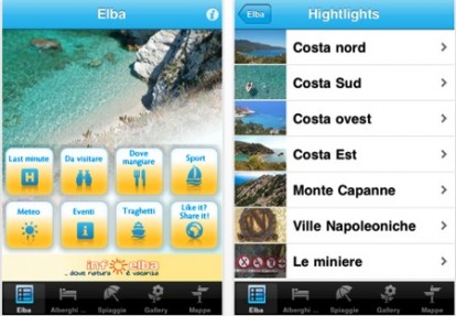 Tutto sull’Isola d’Elba, gratis su AppStore