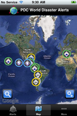 Disaster Alert: Per sapere tutto ciò che accade nel mondo direttamente su iPhone!
