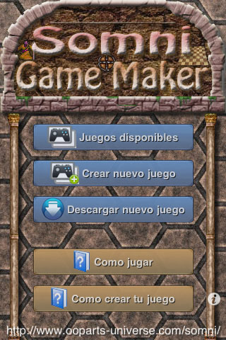 Somni Game Maker aggiornato alla versione 1.3.0 – crea la tua avventura su iPhone partendo da zero